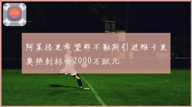 阿莱格里希望那不勒斯引进维卡里奥热刺标价2000万欧元